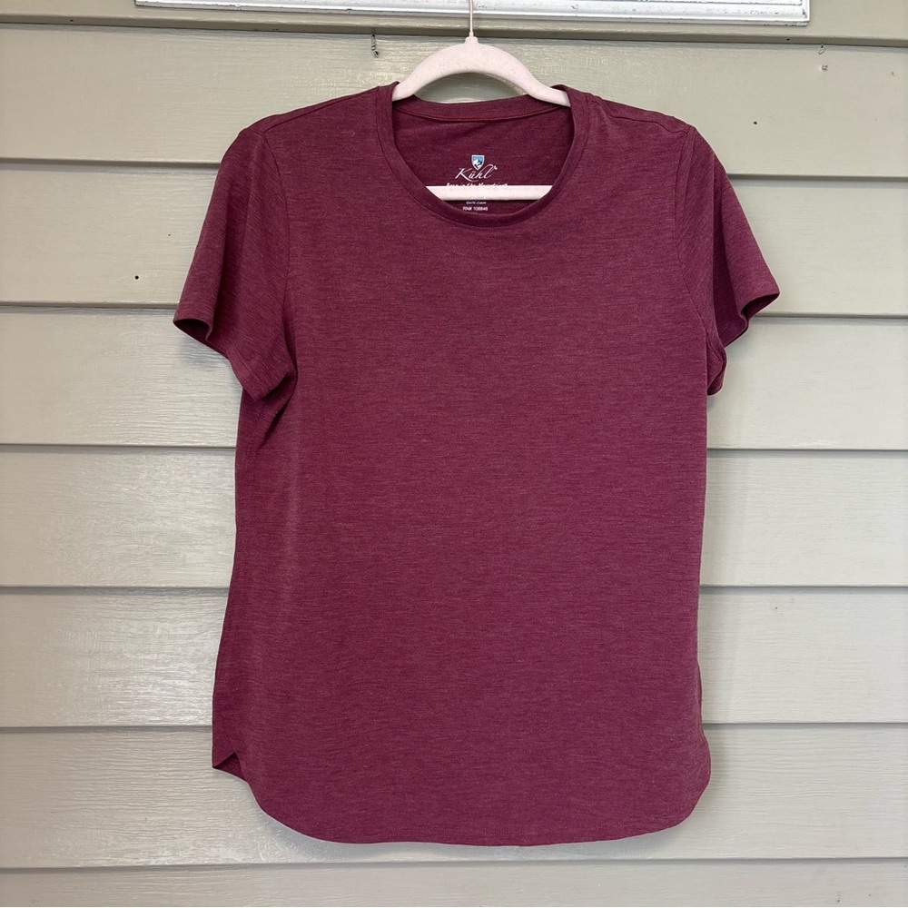 Kuhl Women's Maroon Short Sleeve Tee